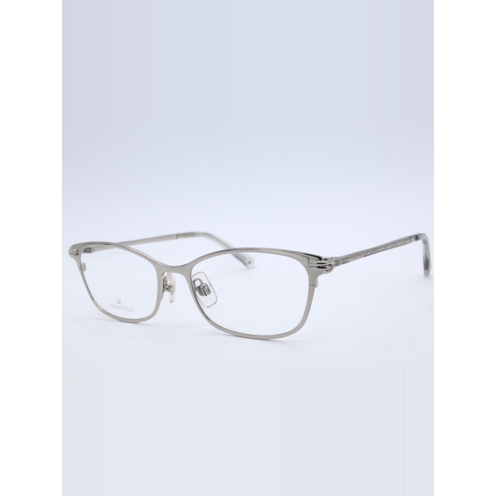 Swarovski SK 5318 016 Shiny Silver Metal Eyeglasses Frame 51-16-135
